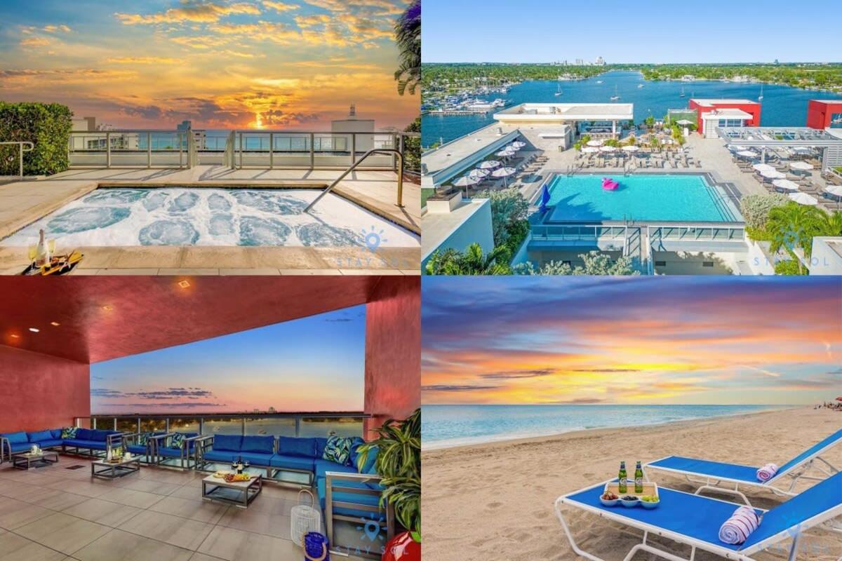 Rooftop Pool - Balcony - Hollywood Beach Broad - Walk Bagian luar foto